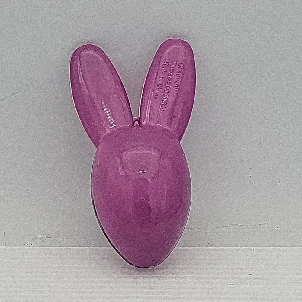 Vintage Sun Hill Plastic Purple‎ Easter Bunny Head Container